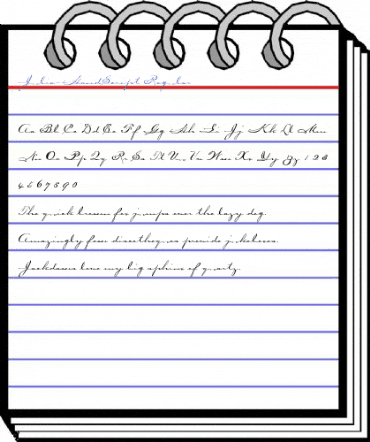 Julia-HandScript Regular Font