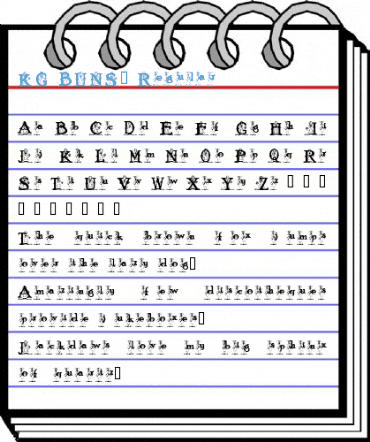 KG BUNS1 Regular Font