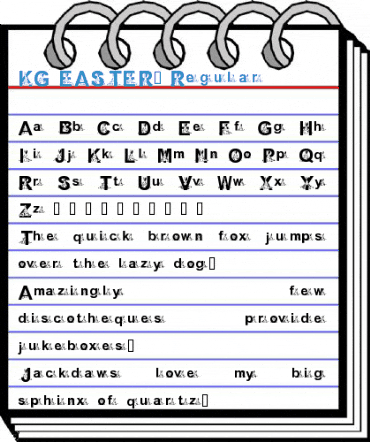 KG EASTER1 Regular Font