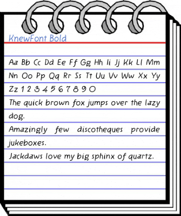 KnewFont Font