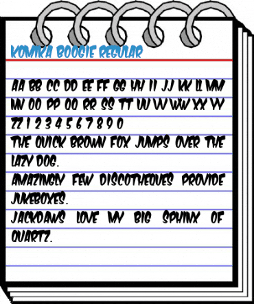 Komika Boogie Font