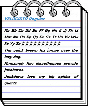 VELOCISTA Regular Font