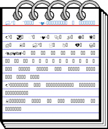 KR Cuori Divertenti 5 Font