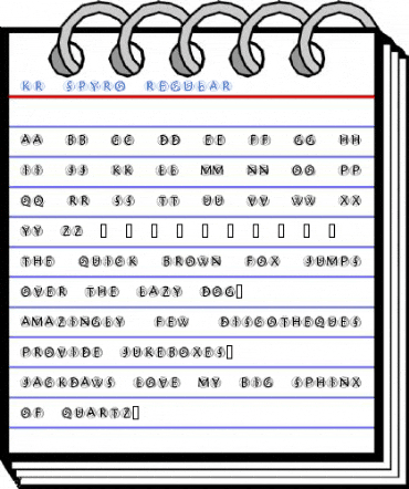 KR Spyro Regular Font