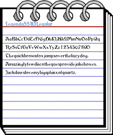 LegendaSSK Regular Font