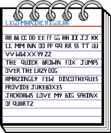 Lego Maniac Font