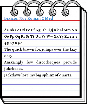 Lexicon No2 Font