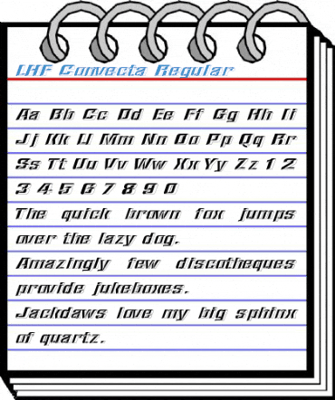 LHF Convecta Regular Font