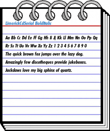 LimerickCdSerial Font