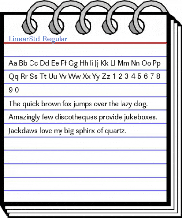 LinearStd Regular Font