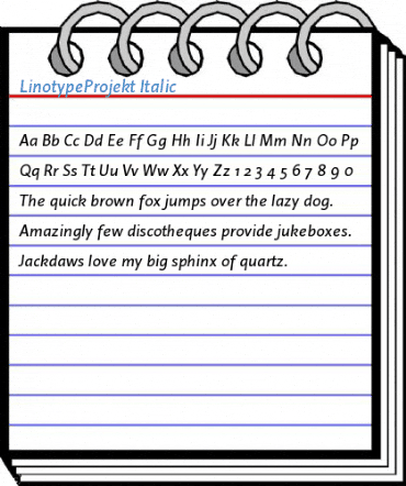 LinotypeProjekt Font