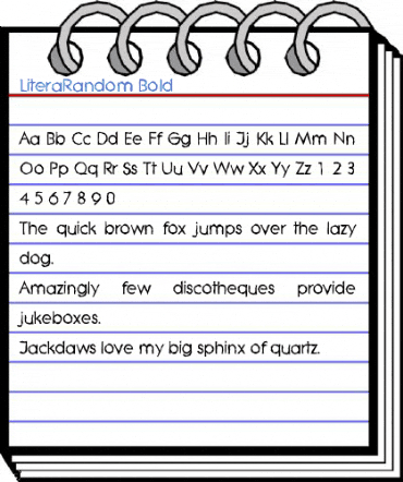 LiteraRandom Font