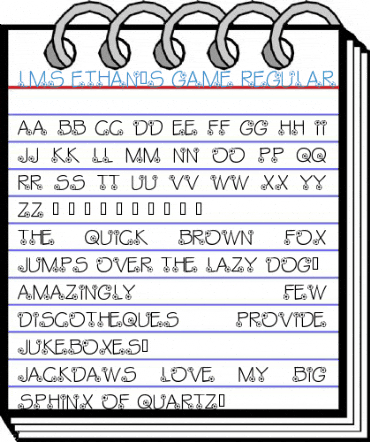 LMS Ethan's Game Regular Font