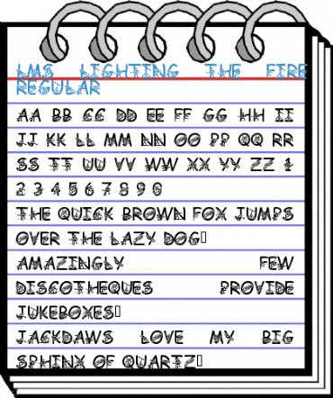 LMS Lighting The Fire Within Regular Font