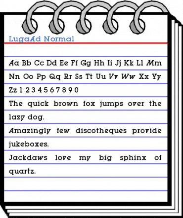 LugaAd Font