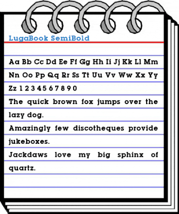 LugaBook Font