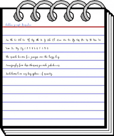 dahlia script Font