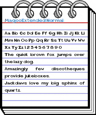 MagooExtended Normal Font