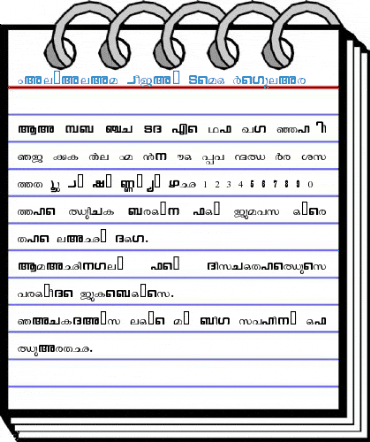 Malyalam Vijay Demo Regular Font