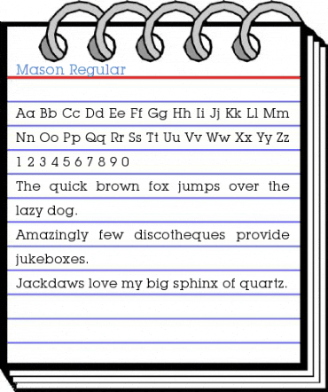 Mason Regular Font