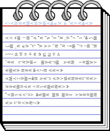 MathematicalPi 5 Font