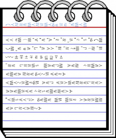 MathematicalPi5 Font