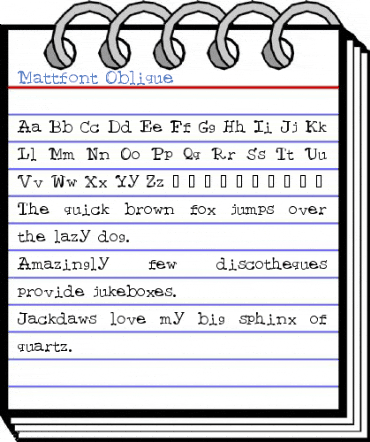 Mattfont Font