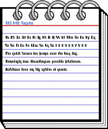 MC HAL Regular Font