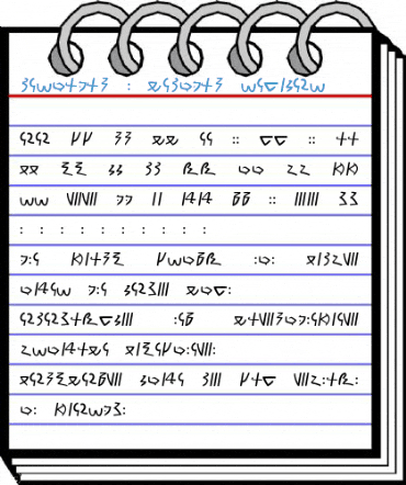 Meroitic - Demotic Regular Font