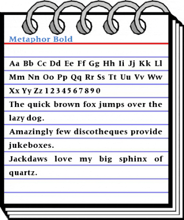 Metaphor Font