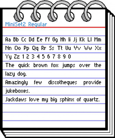 MiniSet2 Regular Font