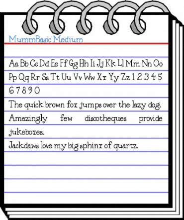 MummBasic Font