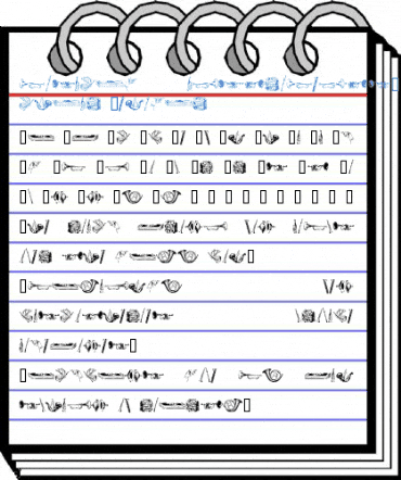 musical instruments, 2nd chair Regular Font