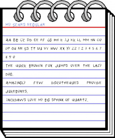 My Scars Font