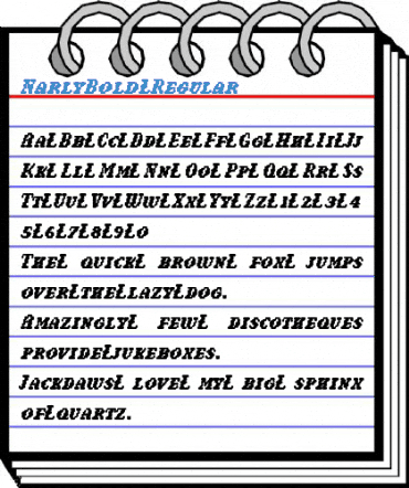 NarlyBold Regular Font