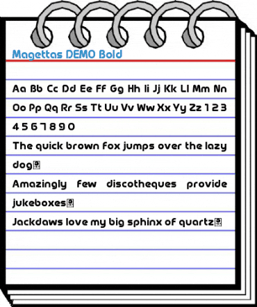 Magettas DEMO Font