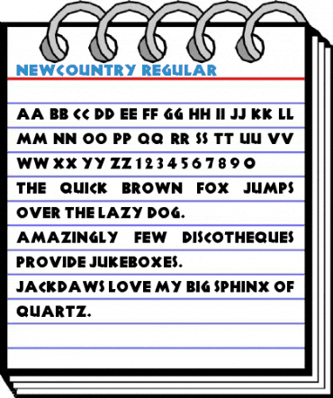 NewCountry Font