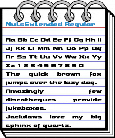 NutsExtended Font