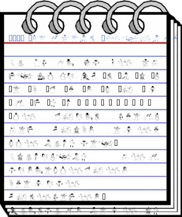 101! SnowFolk Font