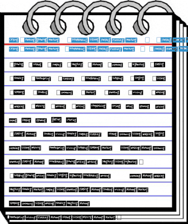 2Peas Blocks - Actions 2Peas Blocks - Actions Font