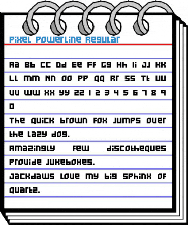 Pixel Powerline Font