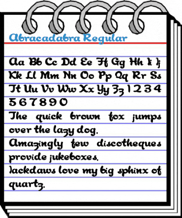 Abracadabra Font