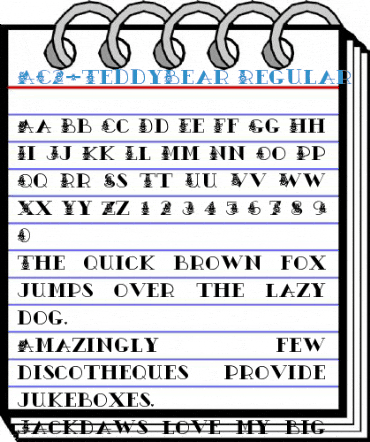 AC2-TeddyBear Regular Font