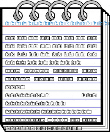 Bit Folder15 (sRB) Regular Font