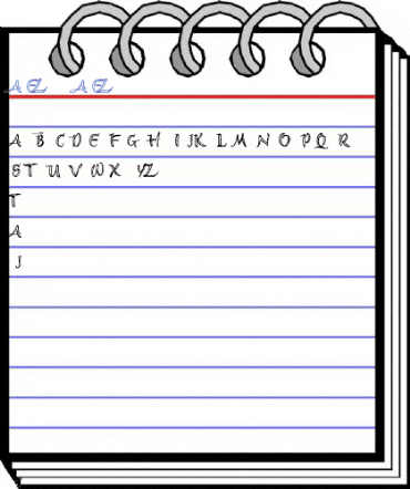 AEZ scripty Font