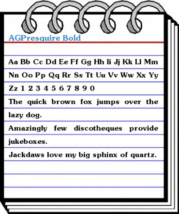 AGPresquire Font