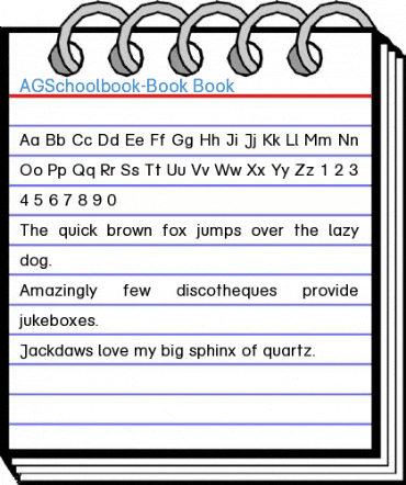 AGSchoolbook-Book Font