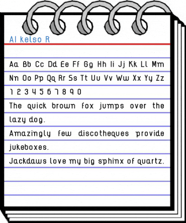 AI kelso R Font