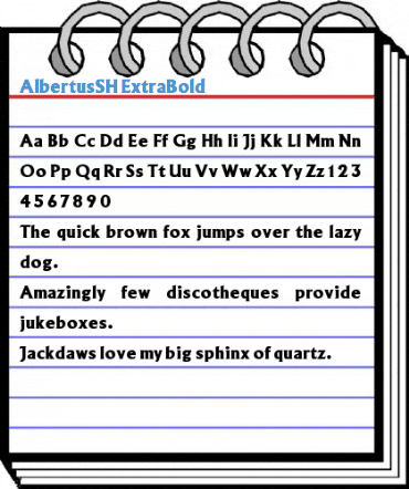 AlbertusSH ExtraBold Font