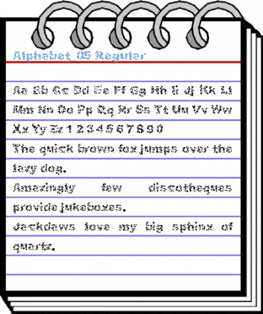 Alphabet_05 Regular Font